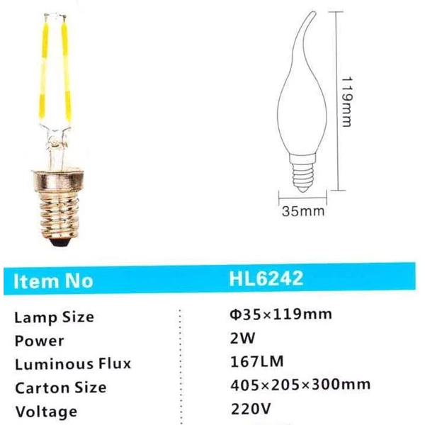 Lampu LED HL6242 2W