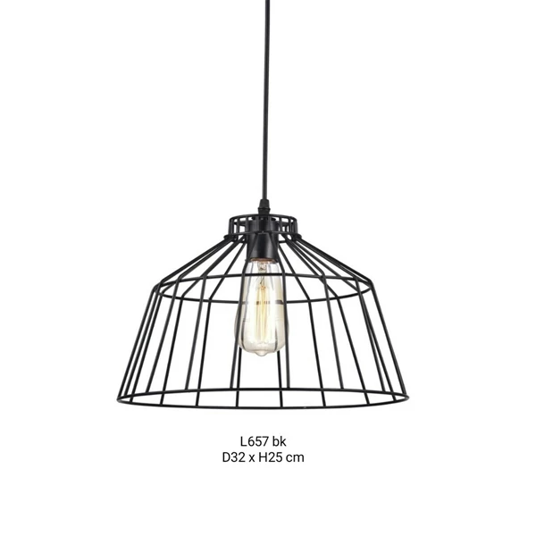 Lampu Gantung Dekoratif L-657/1L  Fitting E27 