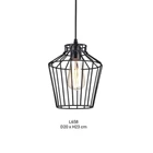 Lampu Gantung Dekoratif L-658/1L Fitting E27  1